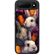 BG AKSESUAR Tecno Spark 50 5g Uyumlu Tavşan Desenli Kamera Korumalı Darbelere Dayanıklı Kılıf