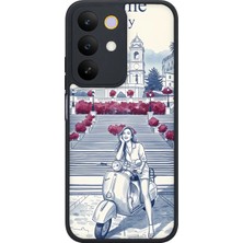 BG AKSESUAR Realme C85 5g Uyumlu Rome Desenli Kamera Korumalı Darbelere Dayanıklı Kılıf