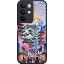 BG AKSESUAR Realme C85 5g Uyumlu Fuji Desenli Kamera Korumalı Darbelere Dayanıklı Kılıf