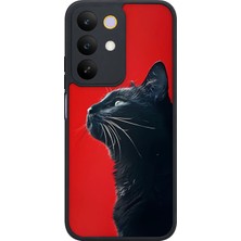 BG AKSESUAR Realme C85 5g Uyumlu Kedigil Desenli Kamera Korumalı Darbelere Dayanıklı Kılıf