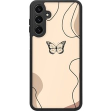 BG AKSESUAR Samsung Galaxy A16 Uyumlu Bohemkelebek Desenli Kamera Korumalı Darbelere Dayanıklı Kılıf