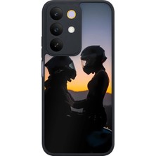 BG AKSESUAR Realme C85 5g Uyumlu Motorcu Desenli Kamera Korumalı Darbelere Dayanıklı Kılıf