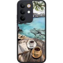 BG AKSESUAR Realme C85 5g Uyumlu Kıyı Desenli Kamera Korumalı Darbelere Dayanıklı Kılıf