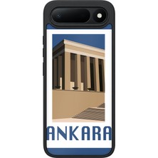 BG AKSESUAR Tecno Spark 50 5g Uyumlu Başkent Desenli Kamera Korumalı Darbelere Dayanıklı Kılıf