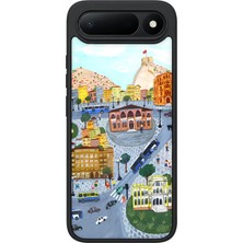 BG AKSESUAR Tecno Spark 50 5g Uyumlu Ankarakalesi Desenli Kamera Korumalı Darbelere Dayanıklı Kılıf