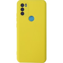 Gm 21 Plus Kılıf Nano Içi Kadife Silikon - Sarı