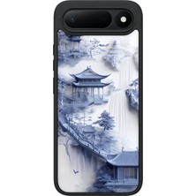 BG AKSESUAR Tecno Spark 50 5g Uyumlu Şelale Desenli Kamera Korumalı Darbelere Dayanıklı Kılıf