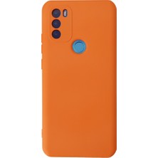 Gm 21 Plus Kılıf Nano Içi Kadife Silikon - Turuncu