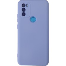 Gm 21 Plus Kılıf Nano Içi Kadife Silikon - Lila