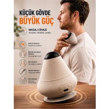 Raylax Şarjlı Masaj Cihazı Güçlü Titreşimli Nokta Masajı Boyun Omuz Bel Bacak Kol Akupuntur Masaj Aleti