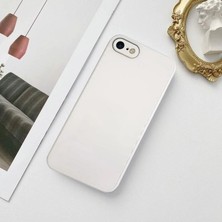 Miscase iPhone 7-8 Parlak Cam Kamera Korumalı Telefon Kılıfı