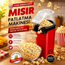 Raylax Mısır Patlatma Makinesi Sıcak Hava ile Yağsız Mısır Patlatma Makinesi Hızlı Pratik Ev Tipi Popcorn Makinesi