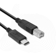 Kahveci Elektronik Store Tkz 7049 3 Metre Type C To USB Yeni Nesil Printer Yazıcı Tarayıcı Ara Bağlantı Kablosu