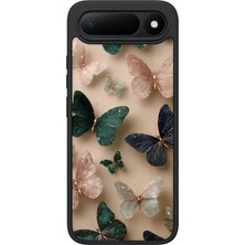 BG AKSESUAR Tecno Spark 50 5g Uyumlu Kelebekler Desenli Kamera Korumalı Darbelere Dayanıklı Kılıf