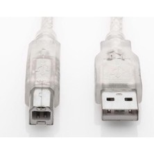 Kahveci Elektronik Store SL-U2007 Usb2.0 7m Şeffaf Yazıcı Kablo