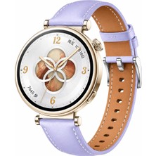 MMP Shop Huawei Watch Gt4 / GT5 / GT6 / GT7 41MM Uyumlu Yüksek Kalite Pu Deri Dikiş Detaylı Kordon