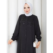 Lina Uzun Tunik Siyah
