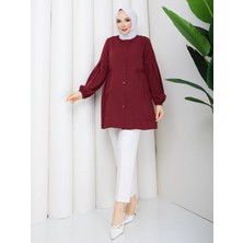 Esila Tunik Bordo