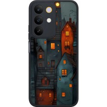 BG AKSESUAR Realme C85 5g Uyumlu Köy Desenli Kamera Korumalı Darbelere Dayanıklı Kılıf