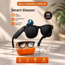 Raylax Akıllı Kameralı Gözlük Yapaya Zeka 1080P Kayıt Hd Kamera Fotoğraf Video Kayıt Bluetooth Güneş Gözlük