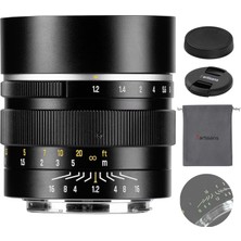 Kahveci Elektronik Store 50MM F1.2 Aps-C Fotoğraf Makinası Lensi Sabit Odaklı Manuel Lens Fujifilm Fx-Mount