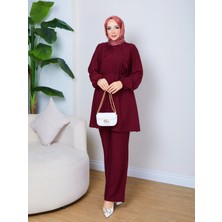 Nilda Ikili Takım Bordo