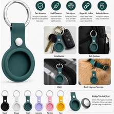 Kahveci Elektronik Store Airtag ile Uyumlu Silikon Anahtarlık Kılıfı A020 Darbe Emici Koruma Metal Halkalı Tracker Holder Çizilmeye Dayanıklı Çanta Bavul Anahtar Evcil Hayvan Takibi Koruyucu Kılıf Haki 1 Adet