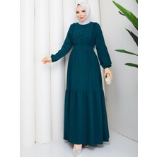 Damla Elbise Petrol