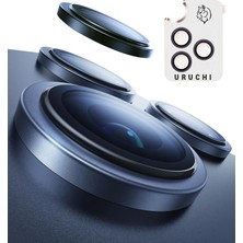 Kahveci Elektronik Store Premium Safir Kamera Lens Koruyucu iPhone 17 Pro / 17 Pro Max, Havacılık Sınıfı Alüminyum Çerçeve, Ultra Hd Netlik, Çizilmeye Karşı Üstün Koruma (Deep Blue, iPhone 17 Pro / 17 Pro Max)