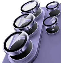 Kahveci Elektronik Store Samsung Galaxy S26 Ultra ile Uyumlu Safir Kamera Lens Koruyucu, Parmak Izi Bırakmayan, Hd Şeffaf, Çizilmeye Dayanıklı Temperli Cam Lens Koruma (Derin Mor, Galaxy S26 Ultra)