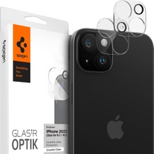 Kahveci Elektronik Store iPhone 15 Plus / 15/14 Plus / 14 ile Uyumlu Şeffaf Kamera Lens Koruyucu Cam Glas.tr Optik (2 Adet) Crystal Clear - AGL06916