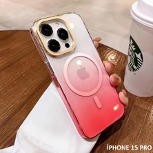 Miscase Iphone 15 Pro Pixel Sert Magsafe Uyumlu Telefon Kılıfı