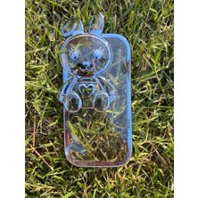 Miscase Iphone 13 Pro Stantlı Rabbit Silikon Telefon Kılıfı