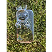 Miscase Iphone 14 Stantlı Rabbit Silikon Telefon Kılıfı