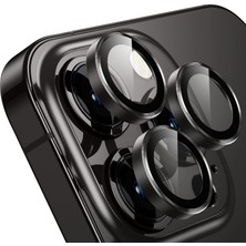 Kahveci Elektronik Store iPhone 14 Pro/iphone 14 Pro Max Kamera Lens Koruyucu, [orijinal Çekim Modeli] Kırılmaz Ultra Hd Temperli Metal Cam Kamera Ekran Koruyucu Kapak Film Aksesuarları, Siyah Titanyum