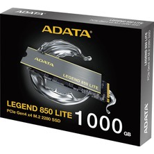 Kahveci Elektronik Store Legend 850 Lite ALEG-850L-1000GCS 1tb 5000/3200MB/S Pcıe Nvme M.2 SSD Disk