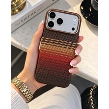 Kılıf House Iphone Uyumlu Metal Çerçeveli Prestige Karbonfiber Magsafe Destekli Kılıf