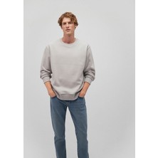 Mavi Bisiklet Yaka Basic Açık Gri Erkek Sweatshirt M0S10276-81582