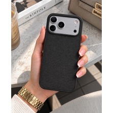 Kılıf House Iphone Uyumlu Içi Süet Kamera Korumalı Mat Örgü Dokulu Kılıf