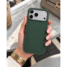 Kılıf House Iphone Uyumlu Içi Süet Kamera Korumalı Mat Örgü Dokulu Kılıf