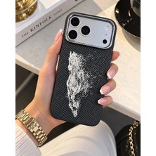 Kılıf House Iphone Uyumlu Metal Çerçeveli Prestige Karbonfiber Magsafe Destekli Kılıf