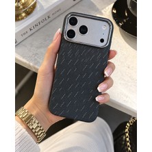 Kılıf House Iphone Uyumlu Metal Çerçeveli Prestige Karbonfiber Magsafe Destekli Kılıf
