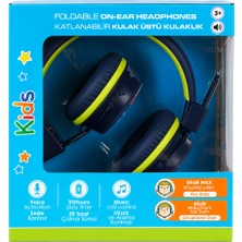 NW NessiWorld Roket Desenli Bluetooth Kulak Üstü Kablosuz Kulaklık
