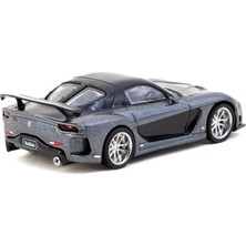 NW NessiWorld 1/64 Mazda Rx-7 Veilside Fortune7 Grey Metallic / Black
