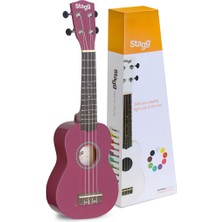 Stagg Us-Vıolet Mor Renk Soprano Ukulele