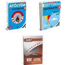 2027 Arı 5 Sınıf Matemito Matematik Atölyem Soru + Defterim Konu + Anla Kazan Paragraf Deneme 3'lü Set