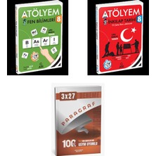 2027 Arı 8 Sınıf Atölyem Fen Fenito Bilimleri + Inkılap Tarihi ve Atatürkçülük T C Soru + Ankapade 3'lü Set