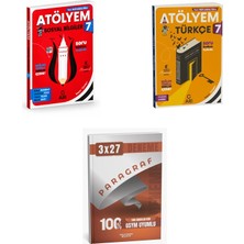 2027 Arı 7 Sınıf Atölyem Güncel Sosyal Sosyalimo Bilgiler + Türkçe Türkçemino Soru + Ankapade 3'lü Set