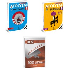 2027 Arı 5 Sınıf Atölyem Matematik Matemito + Türkçe Türkçemino Soru + Anla Kazan Paragraf Deneme 3'lü Set