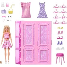 Barbie'nin Rüya Gardırobu ve Bebek Oyun Seti HXD58